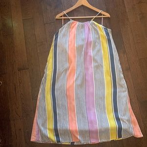 Summer halter striped dress